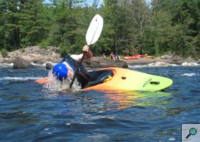 Myself learning how to roll a kayak