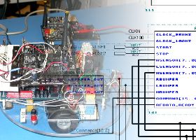 YARE robot and VHDL diagrams